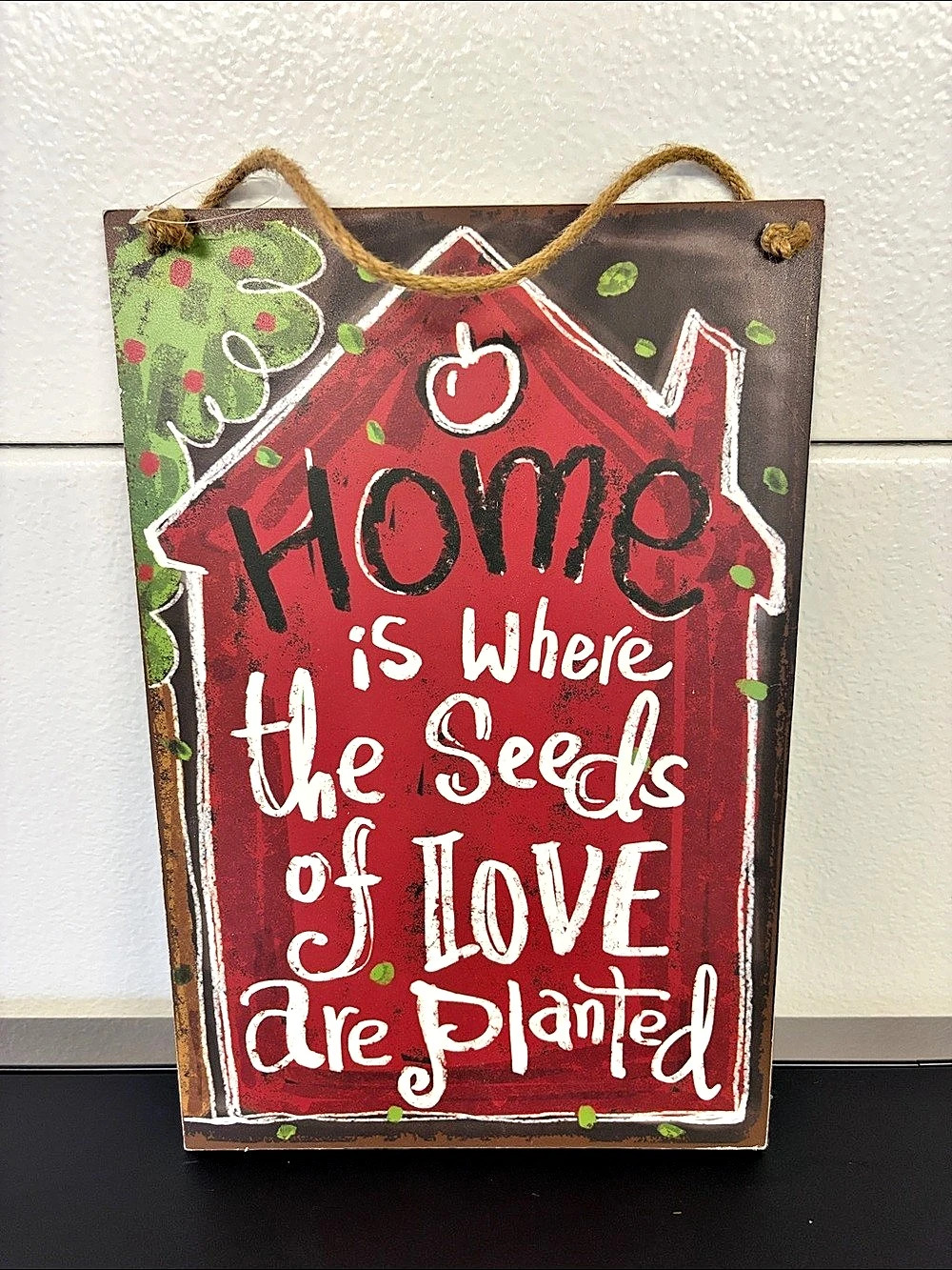 Home Is Where the Seeds of Love Are Planted Sign